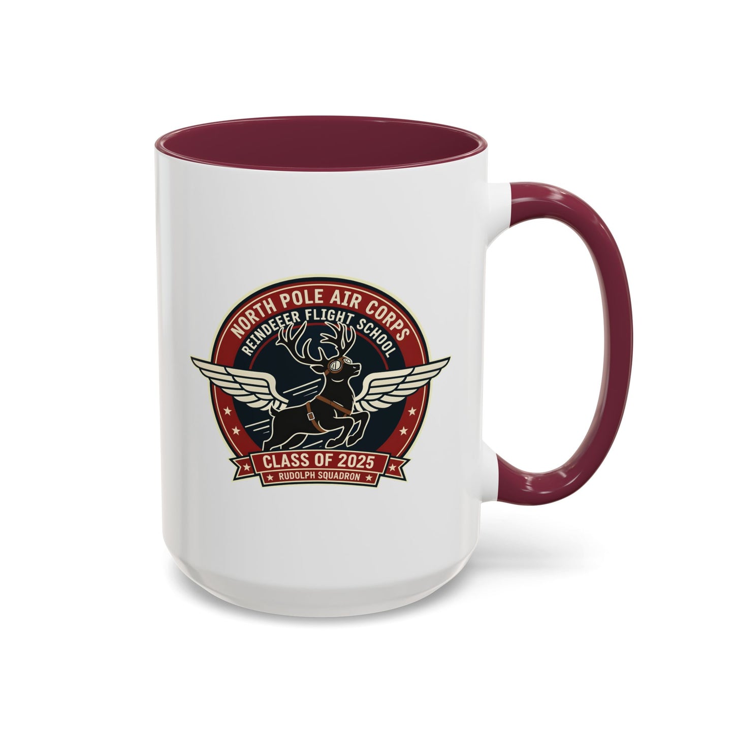 Reindeer Flight School - Accent Mug (11/15 oz)