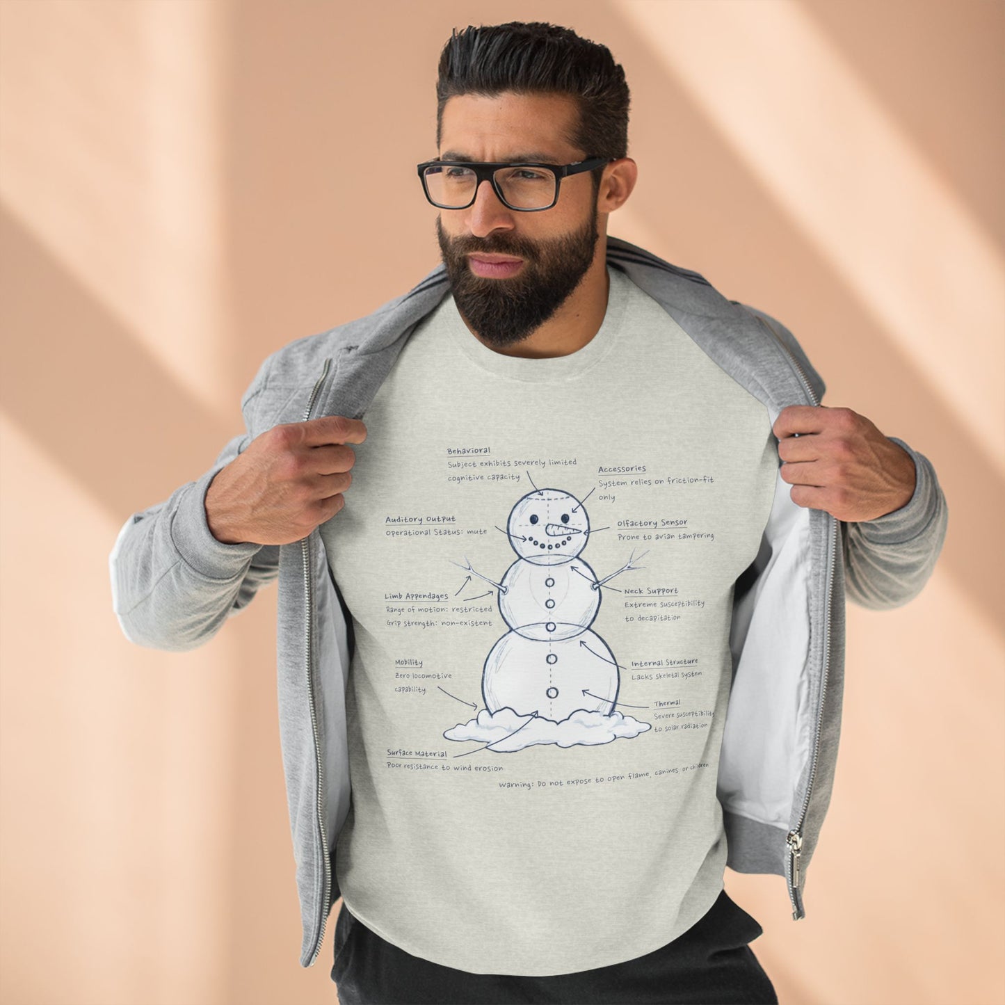 Snowman Engineering Design Review - Unisex Sweatshirt