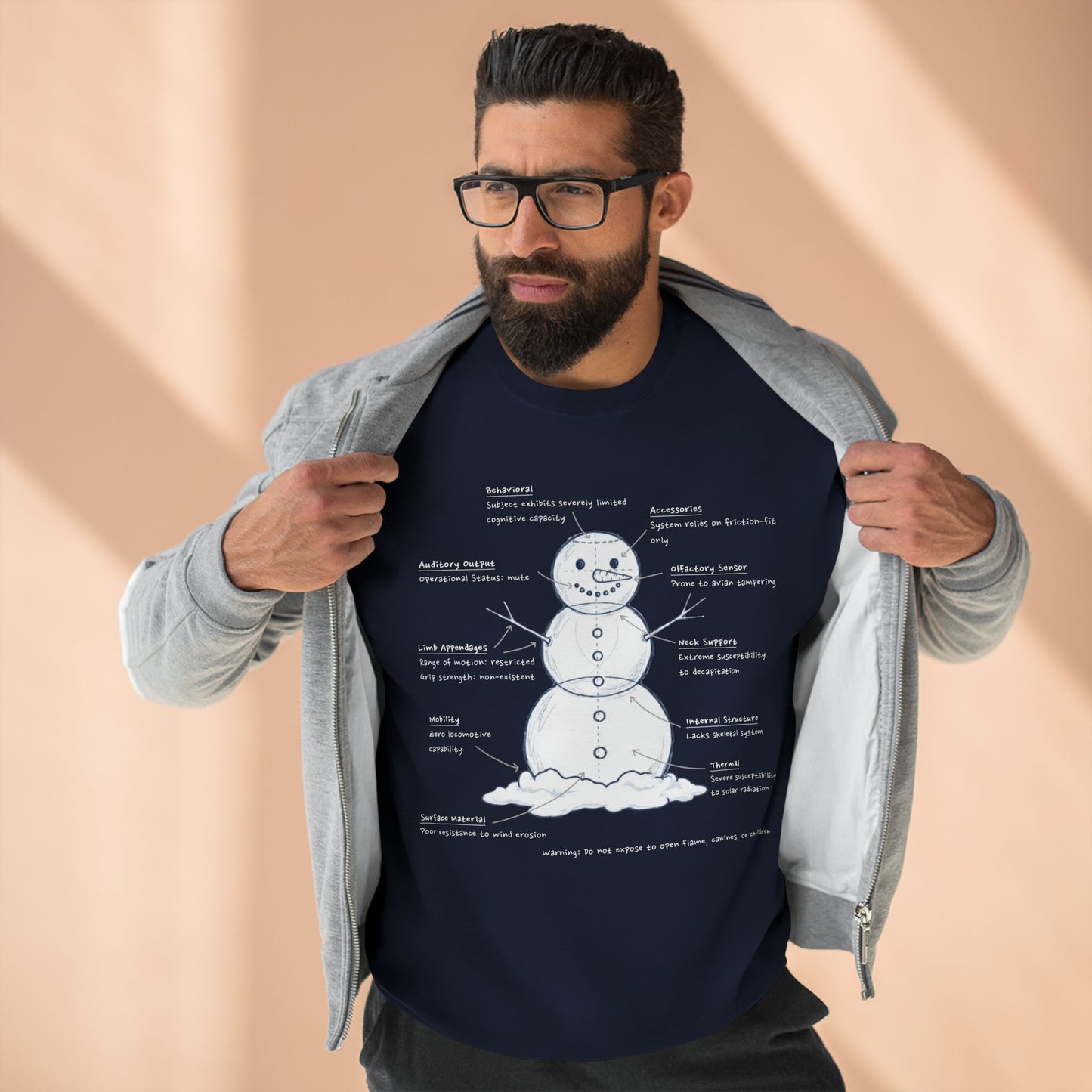 Snowman Engineering Design Review - Unisex Sweatshirt