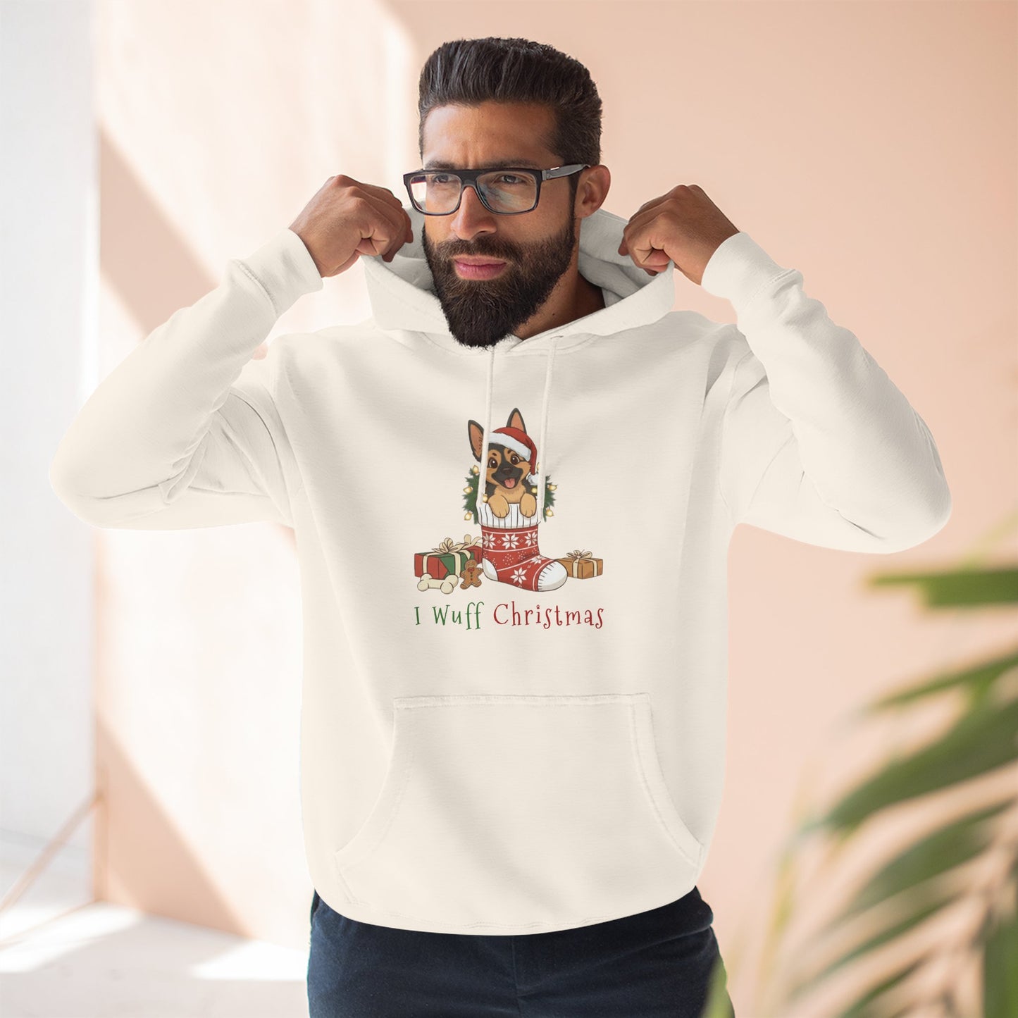 I Wuff Christmas - Unisex Hoodie