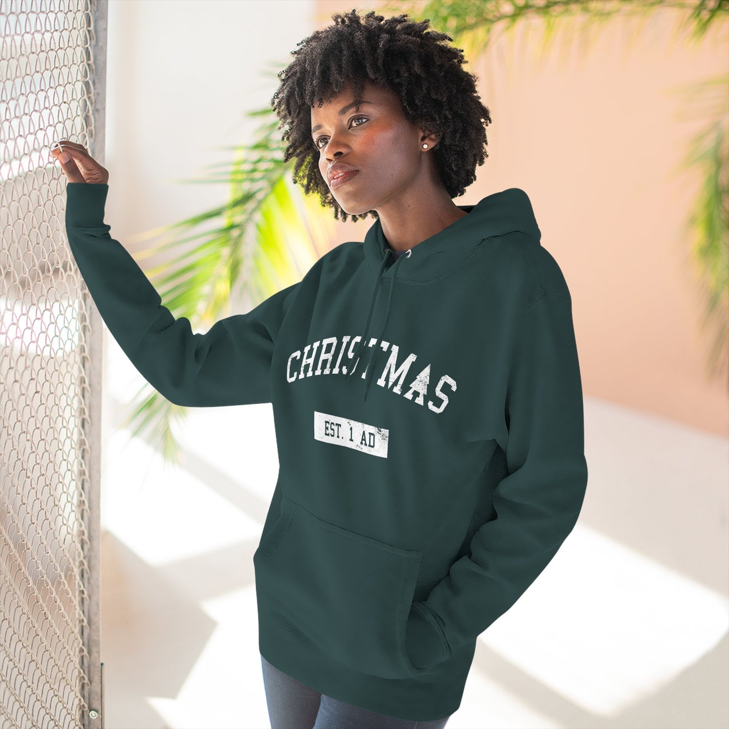 Christmas College Est. 1 AD - Unisex Hoodie
