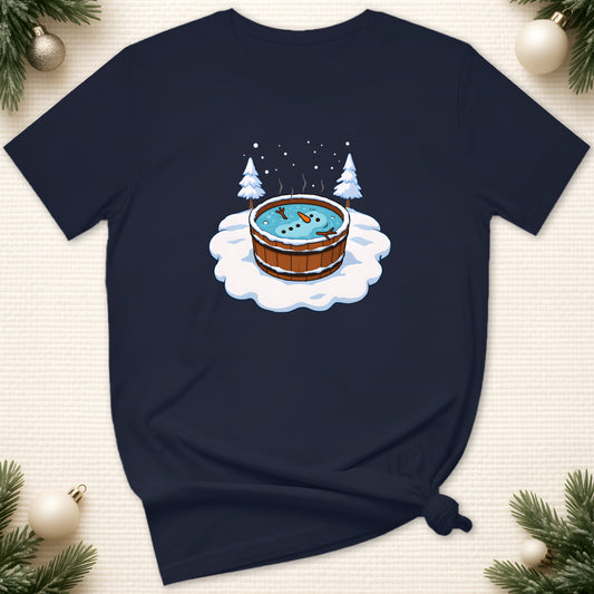Hot Tub Snowman - Unisex Tee