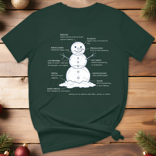 Snowman Engineering Design Review - Unisex Tee