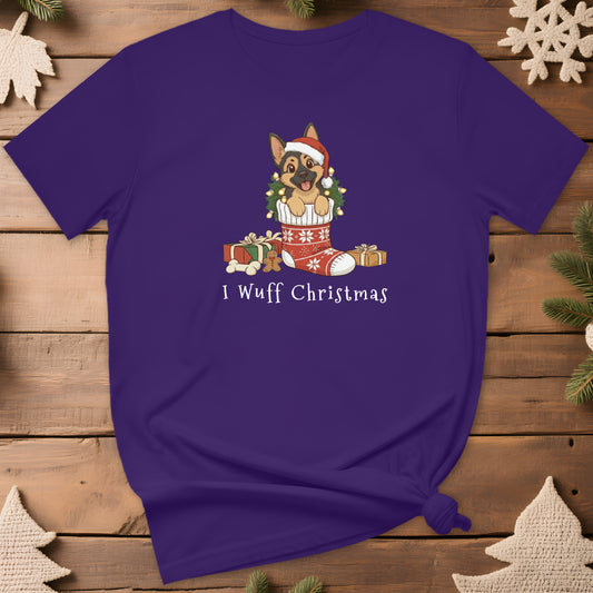 I Wuff Christmas - Unisex Tee